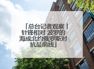 总台记者观察丨针锋相对 波罗的海成北约俄罗斯对抗最前线