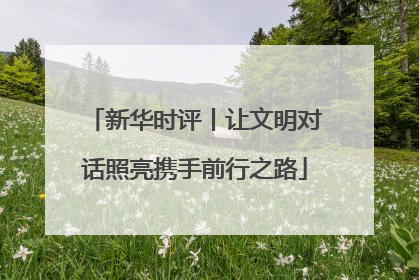 新华时评丨让文明对话照亮携手前行之路