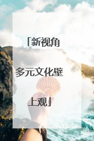 新视角 多元文化壁上观