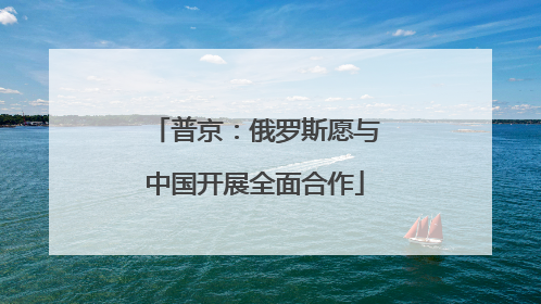 普京：俄罗斯愿与中国开展全面合作