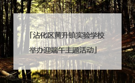 沾化区黄升镇实验学校举办迎端午主题活动