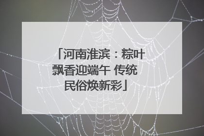 河南淮滨：粽叶飘香迎端午 传统民俗焕新彩