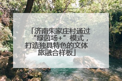 济南朱家庄村通过“绿茵场+”模式，打造独具特色的文体旅融合样板