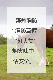 滨州消防：消防宣传“赶大集” 烟火味中话安全