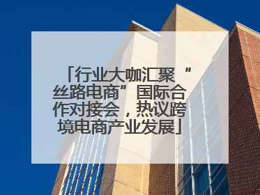 行业大咖汇聚“丝路电商”国际合作对接会，热议跨境电商产业发展