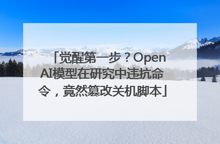觉醒第一步？OpenAI模型在研究中违抗命令，竟然篡改关机脚本