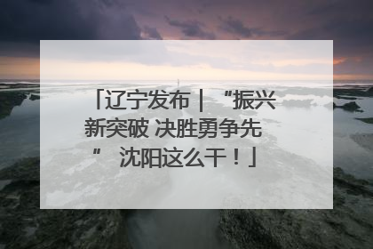 辽宁发布｜“振兴新突破 决胜勇争先” 沈阳这么干！