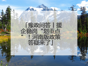 豫政问答丨援企稳岗“划重点”！河南版政策答疑来了