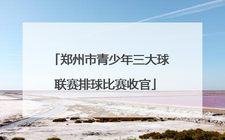 郑州市青少年三大球联赛排球比赛收官