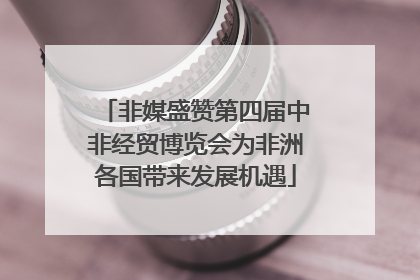 非媒盛赞第四届中非经贸博览会为非洲各国带来发展机遇