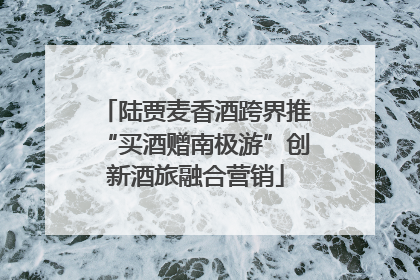 陆贾麦香酒跨界推“买酒赠南极游”创新酒旅融合营销