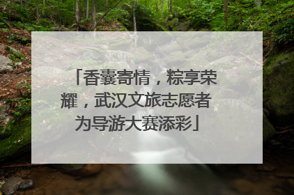 香囊寄情，粽享荣耀，武汉文旅志愿者为导游大赛添彩
