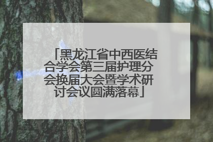 黑龙江省中西医结合学会第三届护理分会换届大会暨学术研讨会议圆满落幕
