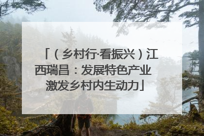 （乡村行·看振兴）江西瑞昌：发展特色产业 激发乡村内生动力