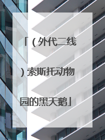 （外代二线）索斯托动物园的黑天鹅